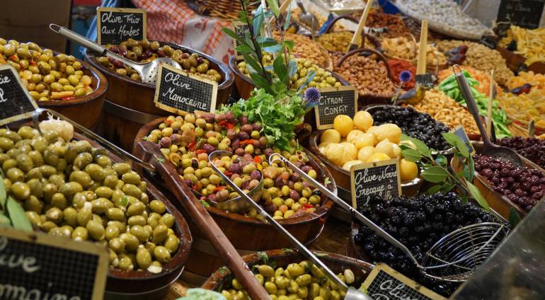 Les marchés dans le région